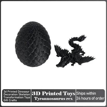 3D Printed Dragon with Movable Wings - Office Desk Accessory, Creative Home Decor, Perfect Christmas Present Holiday Gift